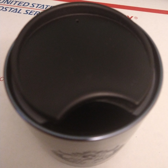 Starbucks Ceramic Double Wall Tumbler 8oz Iridescent Blue short mug Siren Logo - Picture 3 of 16